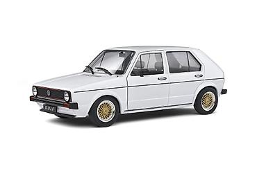 odece: 🚗 Volkswagen Golf L 1983 – White Custom – Die Cast Solido Solido — 1