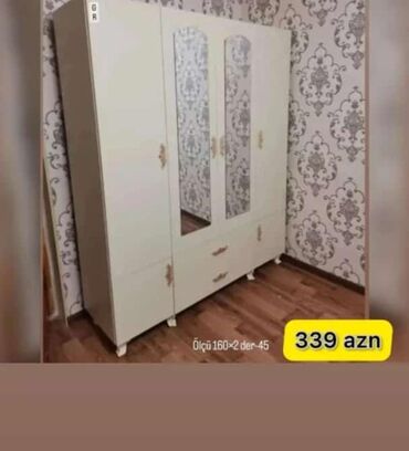 Dolablar: Yeni, Açılan, 4 qapılı Düz dolab, Qarderob, paltar dolabı, Azərbaycan — 23