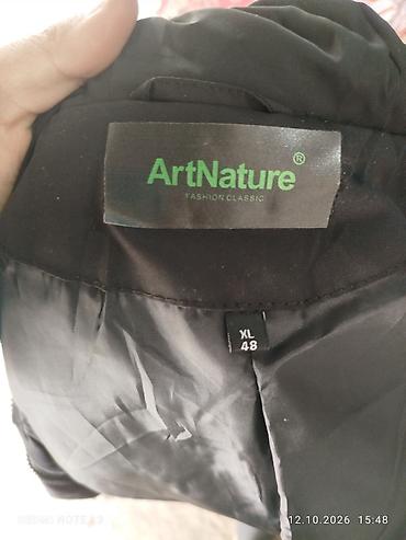 Пальто: Женское удлинённое стёганое пальто ArtNature, размер XL / 48 — 2