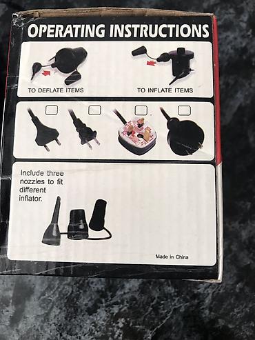 elektrik naqil: AC Electric Air Pump SH-196 – şişirdici/boşaldıcı - Gərginlik: AC — 3
