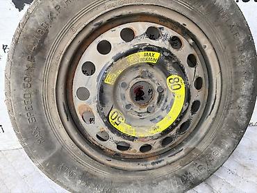 d 110: Колесо летнее на штампованном диске R17 - Размер шины: T165/80 R17 — 1