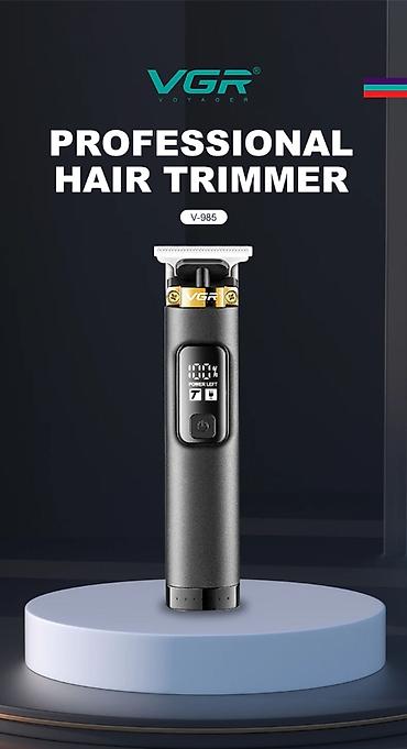 Бытовая техника: Trimmer VGR 985 - 2 Sürətli - 7500RPM / 1500MAH - 200 Dəqiqə / — 5