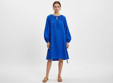 sukienki dżinsowe dla puszystych: H&M, Women`s dress, size S