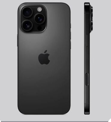 Apple iPhone: IPhone 16 Pro, Колдонулган, 128 ГБ, Black Titanium, Коргоочу айнек, Кабель, Куту, 99 %