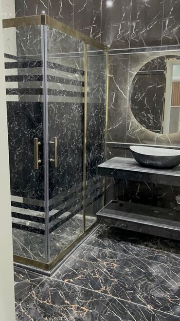 Duş kabinaları, arakəsmələr: Yeni Üstü açıq kabina, Düzbucaqlı, Pulsuz çatdırılma, Ödənişli çatdırılma — 6