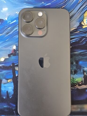чехлы на айфон 12 про макс: IPhone 15 Pro Max, Колдонулган, 256 ГБ, Кара, 86 %