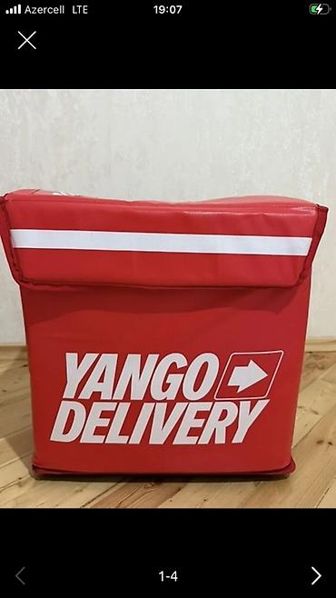 Оборудование для ресторанов, кафе: Yango Delivery termo kürək çantası - Peşəkar yemək çatdırılması üçün — 1