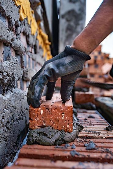 plitə işləri: Kərpic hörgü xidməti - Daşınmaz obyektlərdə divarların, arakəsmələrin — 5