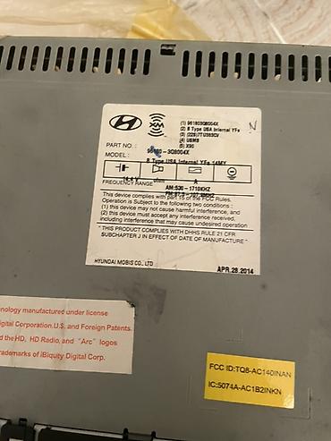 2106 ucuz: Hyundai orijinal multimedia/radio başlıq bloku və ön panel çərçivəsi — 3