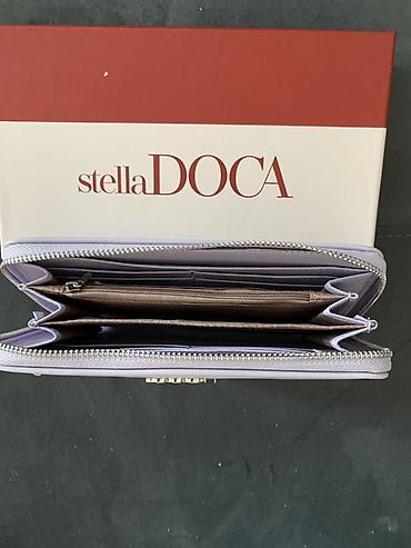 mona kolekcija: Stella DOCA ženski novčanik – pastelno ljubičasti - Brend: Stella — 2