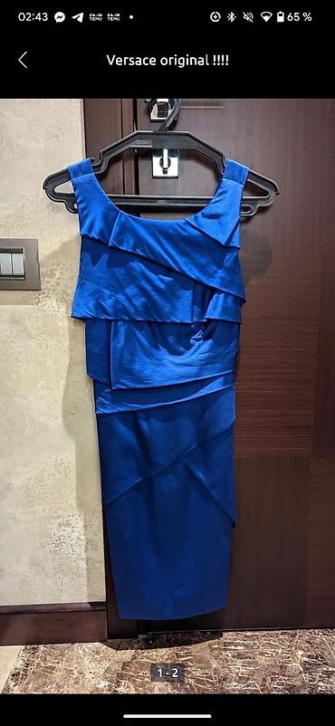 orginal canta: Ziyafət donu, Midi, Versace, S — 1