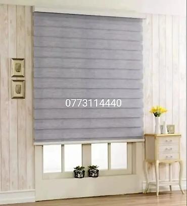 Jalüzlər: Zebra jalüz pərdələr - Model: zebra (ikiqat parça – şəffaf və sıx — 1