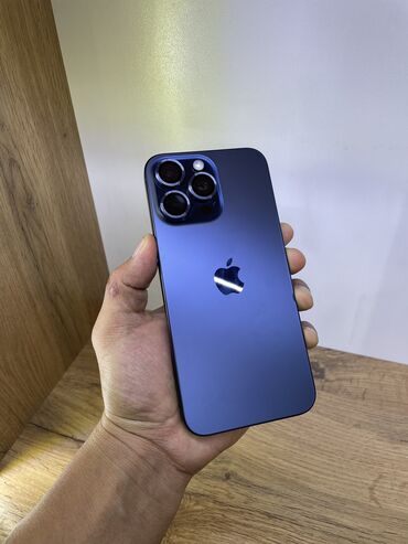 плисос ош: IPhone 15 Pro Max, Колдонулган, 256 ГБ, Blue Titanium, Коргоочу айнек, Каптама, Бөлүп төлөө менен, 86 %