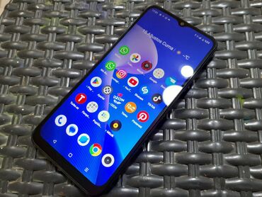 yaddas kart: Realme C33, 128 ГБ, цвет - Синий, Гарантия, Кнопочный, Сенсорный