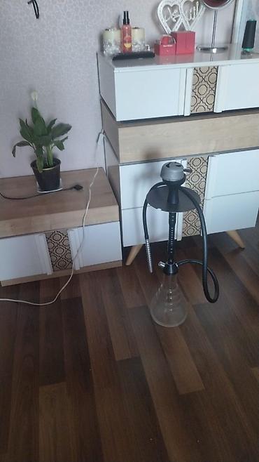 nargile dairesi: Nargilə dəsti - Material: Şüşə kolba, metal gövdə və boşqab, silikon — 1