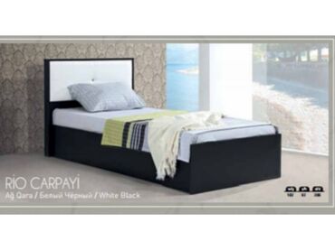 embawood yataq: Новый, Односпальная кровать, Без подьемного механизма, С матрасом, Без выдвижных ящиков, Турция