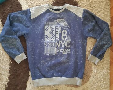 sinsay duks: Sweatshirt, M (EU 50), color - Blue