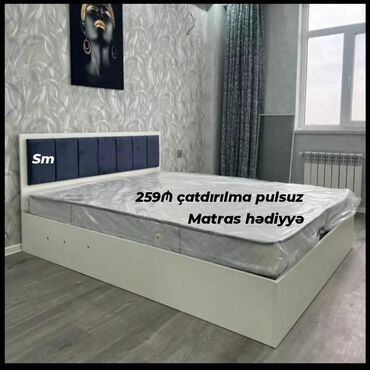 Divanlar: Yeni, İkinəfərlik çarpayı, Bazasız, Matras ilə, Siyirməsiz