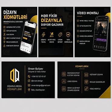 DİZAYN XİDMƏTLƏRİ 📌 Instagram Post — 5 AZN-dən 📌 Instagram Story — 3