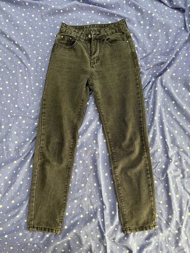 женские джинсы для полных: Прямые, Китай, Средняя талия