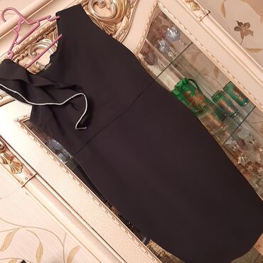 юбка 46 размер: Коктейльное платье, Миди, XL (EU 42)