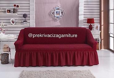 sunđer za tapaciranje: Elastične navlake za trosed sa volanom - Dizajn: profinjena tekstura — 4