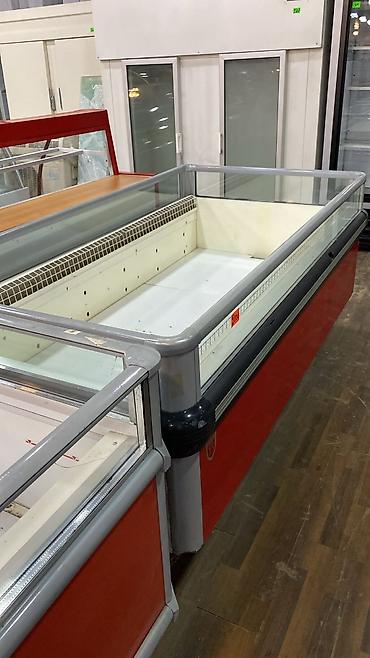 Mağaza/supermarket üçün açıq tipli soyuducu vitrininq (dondurucu ada