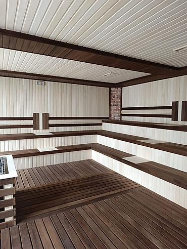taxta pollar: Sauna daxili taxta üzləmə və oturacaq sistemləri - Material: İstilik — 2