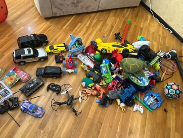 Oyuncaqlar: Uşaq oyuncaqları və oyun çadırı – böyük qarışıq dəst icinde — 8