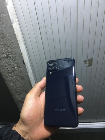 samsung mini telefon: Samsung Galaxy A22 5G, 64 GB, rəng - Göy, Barmaq izi, Düyməli, Face ID