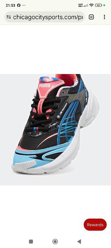 Kişi ayaqqabıları: PUMA x BMW M Motorsport Velophasis idman ayaqqabısı - Model — 2