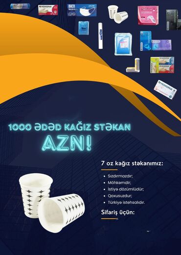 qedimi qab qacaq: Ulduzlu kağız stəkan - 1000 ədəd
Çox endirimli qiymət!