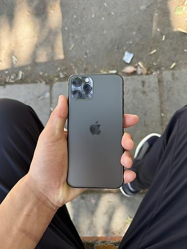IPhone 11 Pro, Б/у, 64 ГБ, Space Gray, Чехол, 100 %