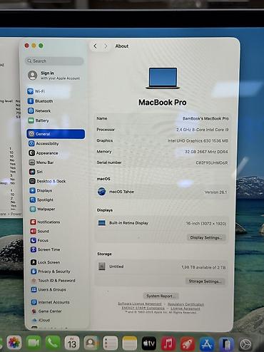 Ноутбуки Apple (MacBook): Для программирования, Б/у, Intel Core i9, ОЗУ, RAM: 32 ГБ, В рассрочку — 3