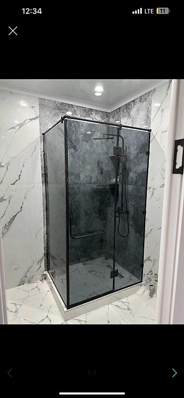 Душевые перегородки и ограждения: Ассалом Алейкум! Айнектен Душ жазайбыз ! Айнек Печкада бышырылат ! — 12