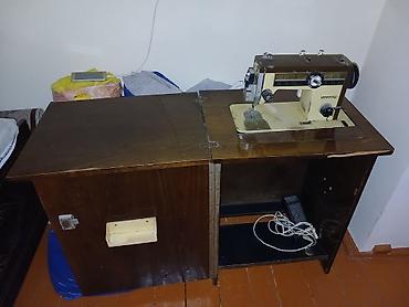 самовар штамп ссср: VERITAS tikiş maşını stol ilə - Marka/model: VERITAS elektrik tikiş — 1