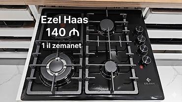 Plitələr və bişirmə panelləri: Qaz plitəsi Quraşdırılan, 4 gözlü, Yeni — 2