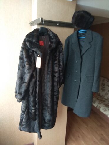 мужской шуба: Пальто, Зима, Длинная модель