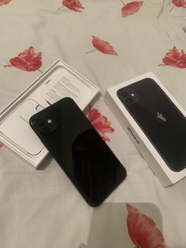 iphone 12 про макс цена в бишкеке: IPhone 11, Б/у, 128 ГБ, Черный, Защитное стекло, Коробка, 78 %