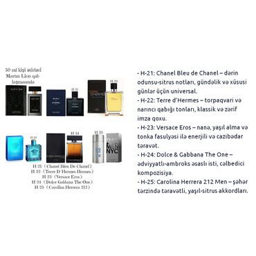 Ətriyyat: Heftelerle qalici 50 ml kişi ve unisex etirler,paltari yu geyin etri -da lalafo.az — 11 Ətriyyat: Heftelerle qalici 50 ml kişi ve unisex etirler,paltari yu geyin etri — 11