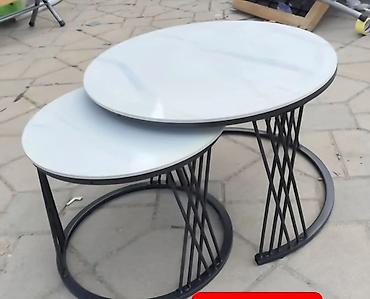 polica merdevine ikea: Set od dva okrugla klub stola sa ugrađenim “nesting” dizajnom (manji — 1