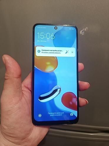 bakcell telefon kredit: Redmi Note 11, 128 GB, rəng - Mavi, Sensor, Barmaq izi, İki sim kartlı — 1