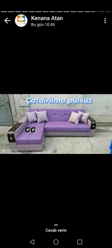 Divanlar: Künc divan, Yeni, Açılan, Bazalı, Parça, Şəhərdaxili pulsuz çatdırılma — 12