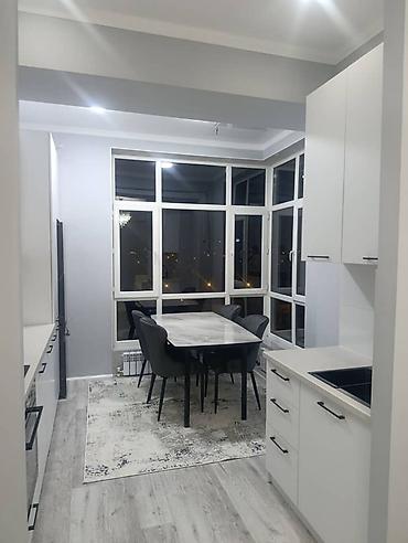 квартира с панорамными окнами: 1 комната, 37 м², Кок-Жар мкр Элитка, 10 этаж, Дизайнерский ремонт — 2