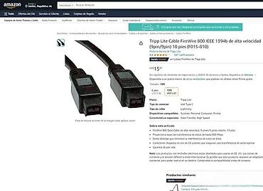 Kablovi i adapteri za kamere: FireWire 800 (IEEE 1394b) kabl – 9‑pin na 9‑pin - Tip konektora — 3