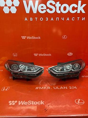 Комплект передних фар Hyundai 2018 г., Б/у, Оригинал