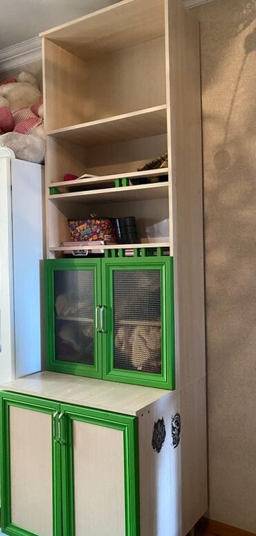 İşlənmiş, Açılan, 2 qapılı Düz dolab, Kitab dolabı, Azərbaycan