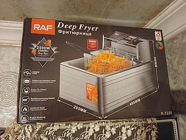 Техника для кухни: RAF Deep Fryer (R.5220) – fritür cihazı - Güc: 2500W – sürətli — 2