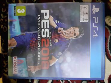 satılık ps4: Ps 4 diski Pes 2018 . Çox ucuz qiymətə satılır . heç bir problemi