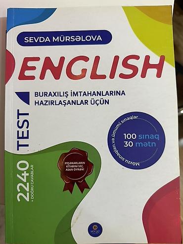 Testlər: Məhsul: “English – Buraxılış imtahanlarına hazırlaşanlar üçün” test — 1